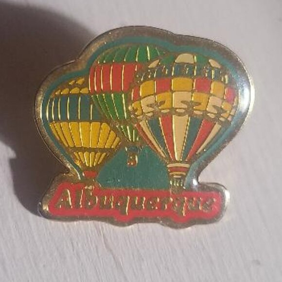 Albuquerque New Mexico USA Vintage Lapel Pin Tie Tack - Picture 2 of 4